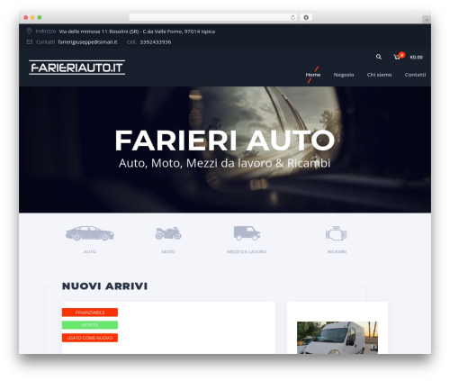 Motor custom types WordPress plugin - farieriauto.it