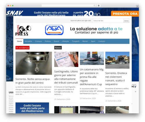 NewsPlus WordPress news theme - sorrentopress.it