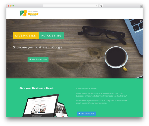 Nimva WordPress theme - livemobilemarketing.com