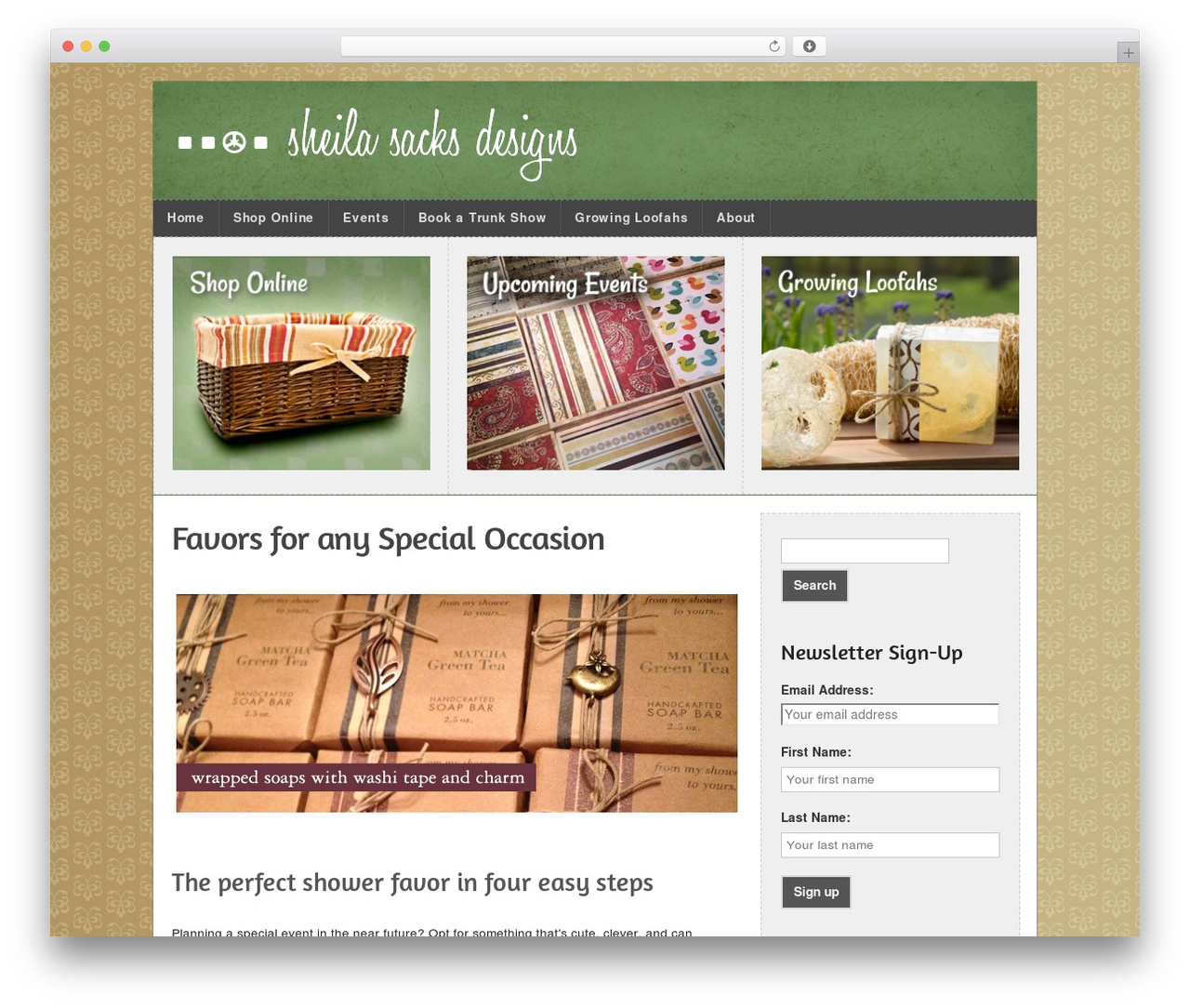 Patterned WordPress website theme - sheilasacksdesigns.com/?utm_medium=redirect&utm_source=direct&utm_campaign=luffalady Patterned WordPress website theme - sheilasacksdesigns.com/?utm_medium=redirect&utm_source=direct&utm_campaign=luffalady