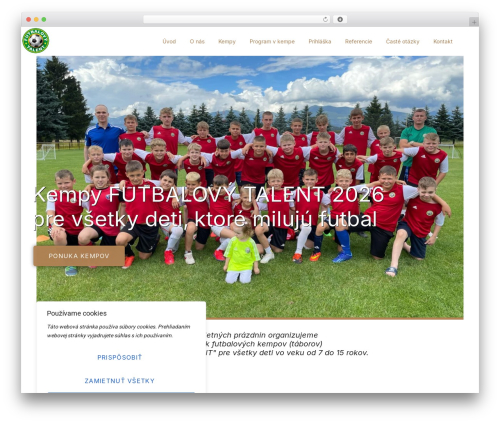 Profecient essential WordPress plugin - futbalovytalent.sk