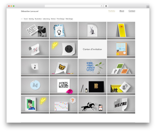 Razzo WordPress theme - lenouvelsebastien.com