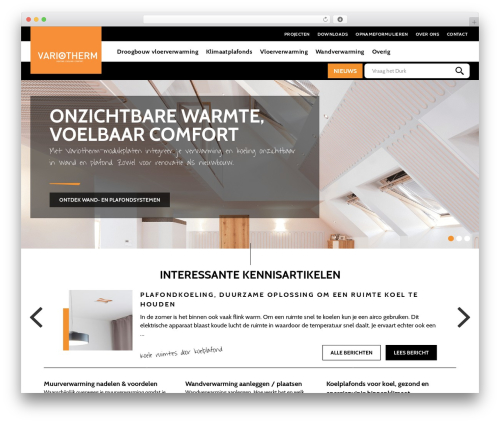 Starter theme WordPress theme - variotherm.nl