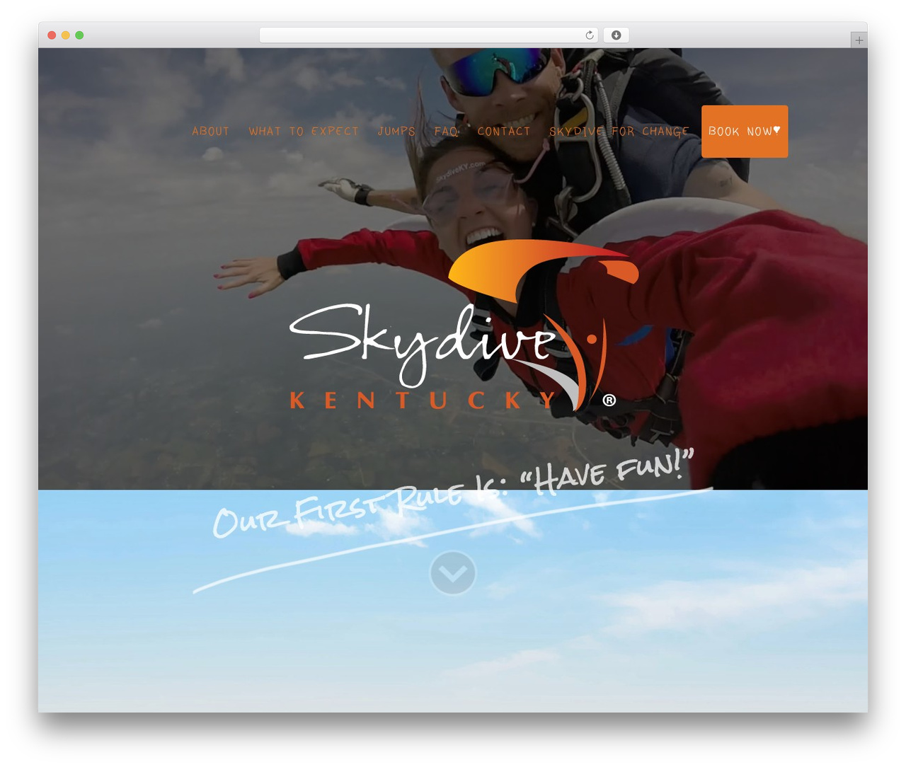 Theme WordPress Altitude Pro Theme - skydivekentucky.com