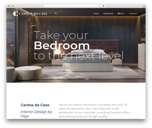 Theme WordPress Anders - cantosdacasa.pt