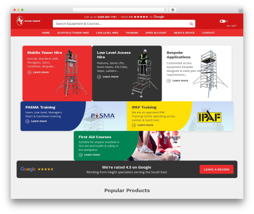 Theme WordPress CleanBuild Pro - accesstowersgroup.co.uk