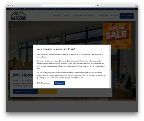 Theme WordPress Ghost - jwshome.co.uk