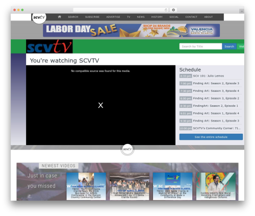 Mobile gallery WordPress plugin - scvtv.com