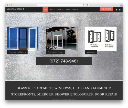UI5 WordPress theme - lonestarglassandaluminum.com