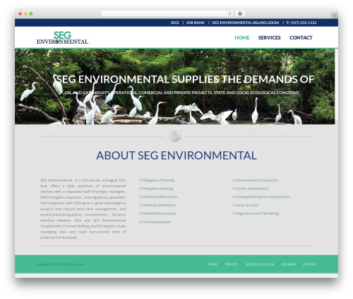 Vivacity theme WordPress - segenviro.com