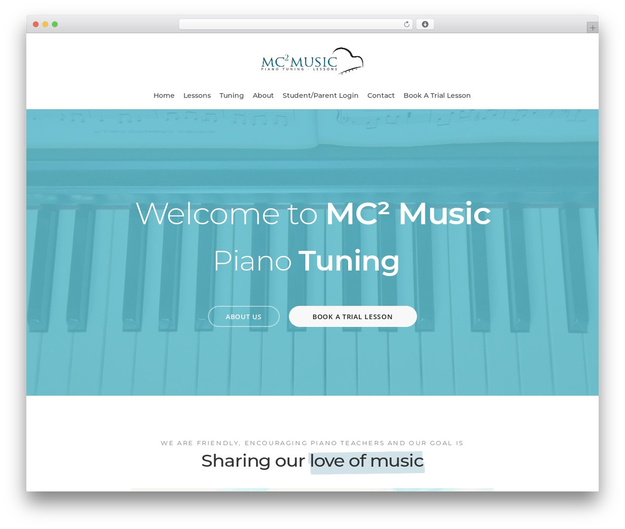 WordPress theme Alea - mc2music.ca