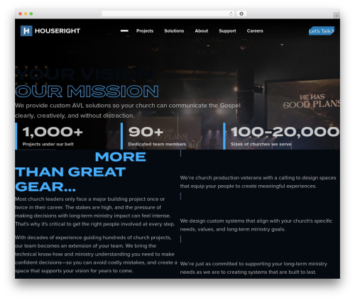 WordPress theme Beaver Builder Theme - houseright.com