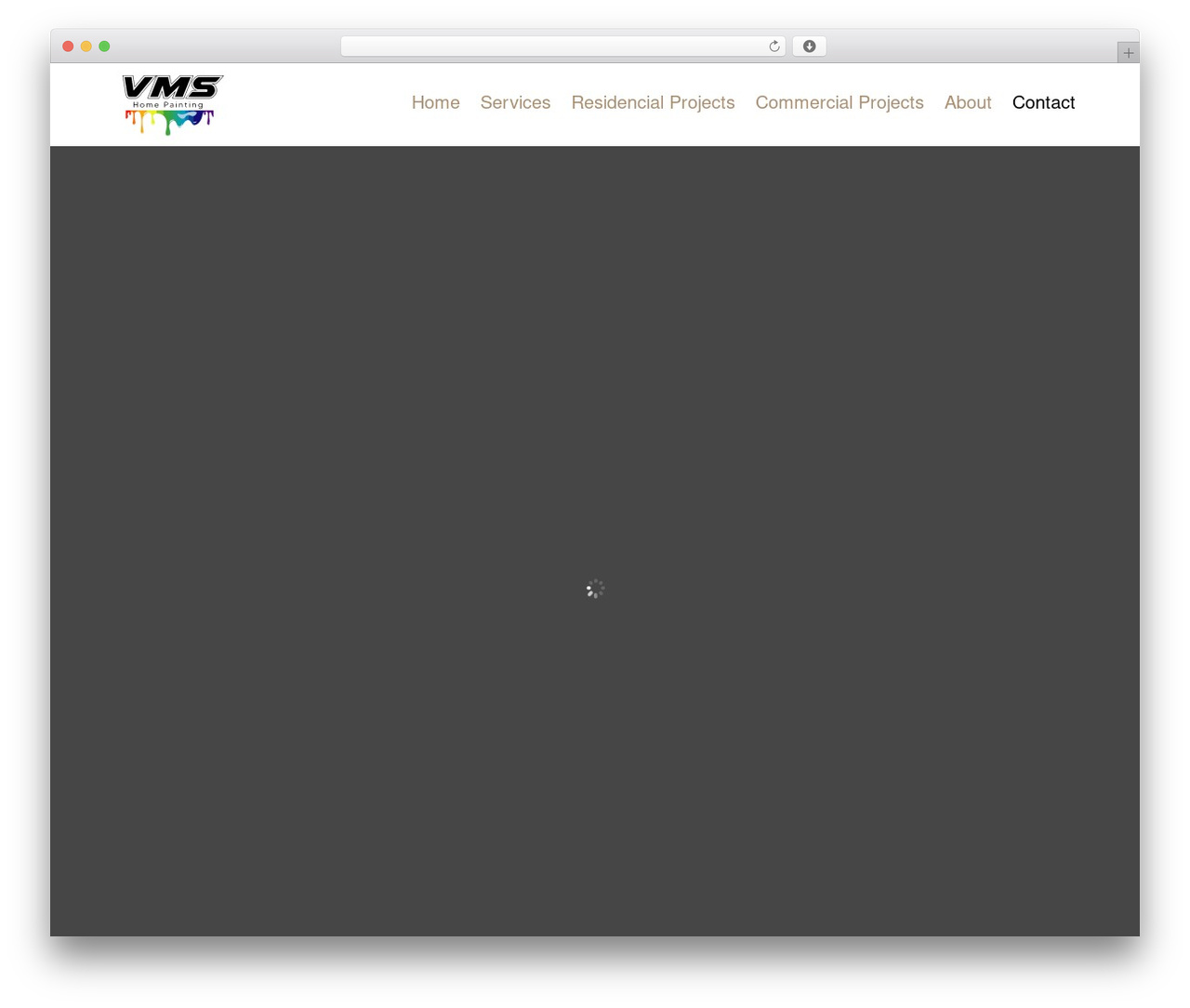 WordPress theme Divi - vmshomepainting.com