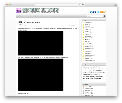 Srizon facebook album pro WordPress plugin - scrollinondubs.com