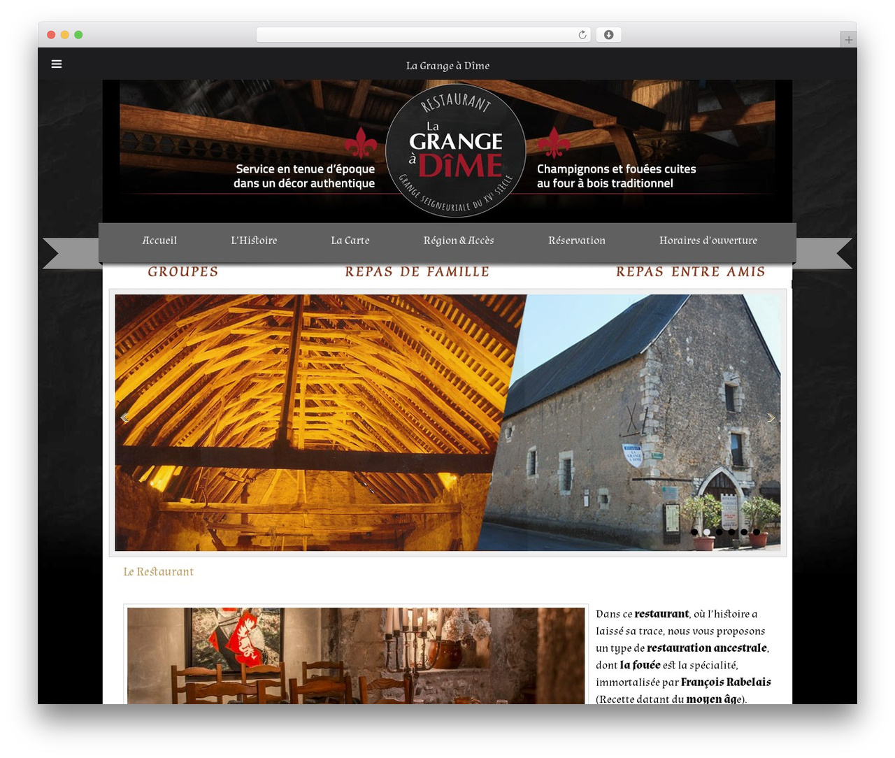 WordPress theme IGNIS - lagrangeadime.com