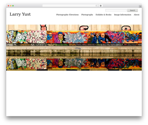 WordPress theme Larry Yust - larryyust.com