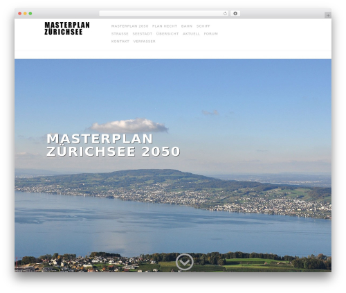 WordPress theme Parallax Responsive Theme - seestadt.org