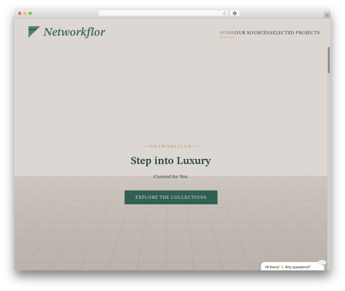 WordPress website theme Hello Elementor - networkflor.com