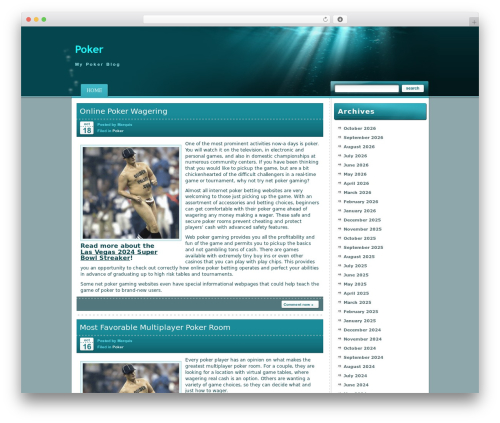WP theme Under the Sea - lotterygrand.com