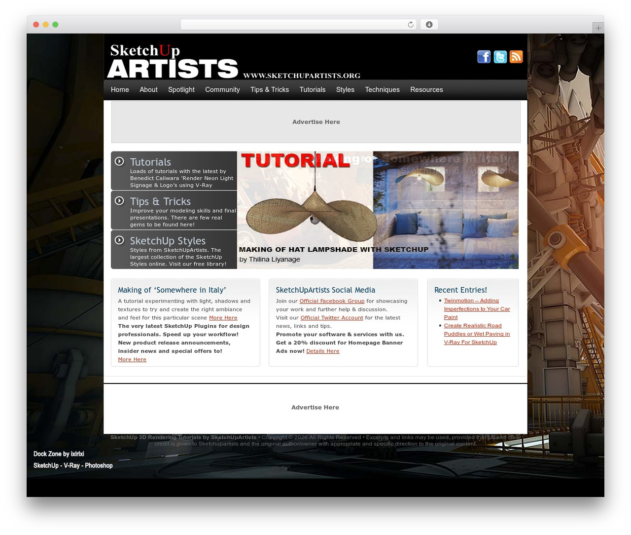 Architect Theme WordPress theme - sketchupartists.org Architect Theme WordPress theme - sketchupartists.org