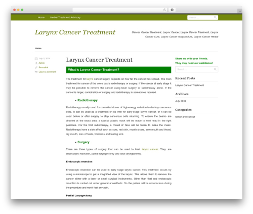 Best WordPress theme Rumput Hijau - larynx-cancer-treatment.herbal-treatment-advisory.com