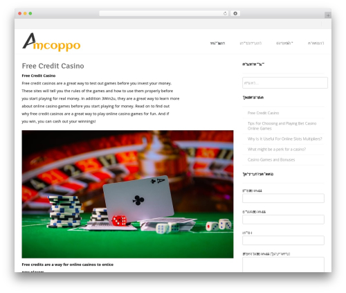 Brovy WordPress theme - amcoppo.com