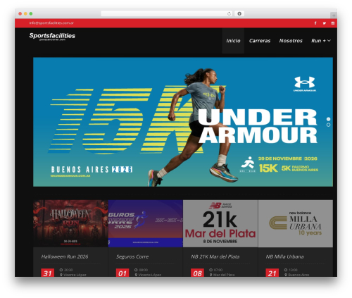 gameplan WordPress theme - sportsfacilities.com.ar