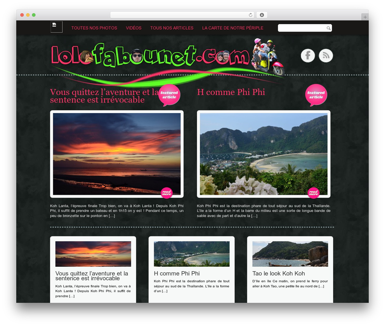 JournalCrunch WordPress theme - lolofabounet.com