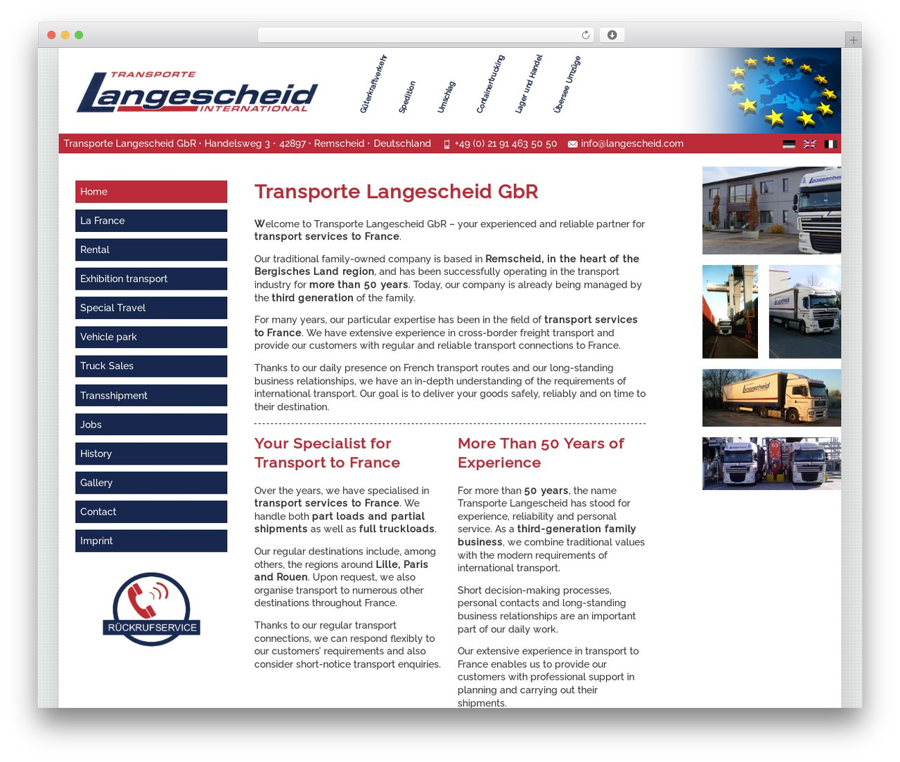 Langescheid WordPress theme - langescheid.com