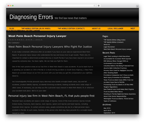 Layers theme WordPress - legalweb123.com