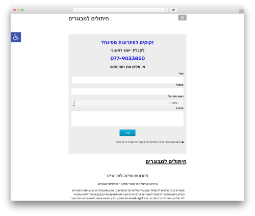 Netform Form Manager WordPress theme - stc-israel.org.il
