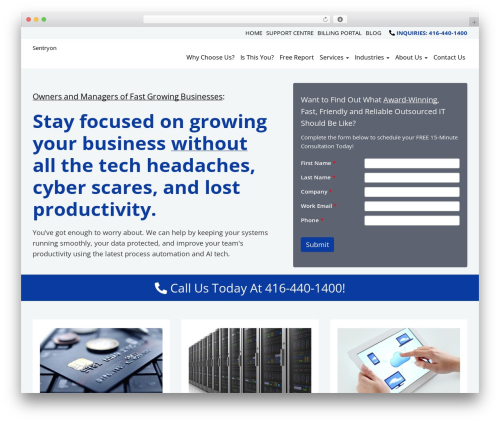 Pronto sidebar navigation WordPress plugin - sentryon-it.com