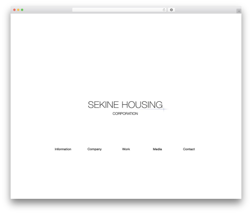 Responsive01 theme WordPress - sekinehousing.com