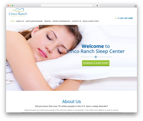 Sleeping Theme WordPress theme - sleeping.services