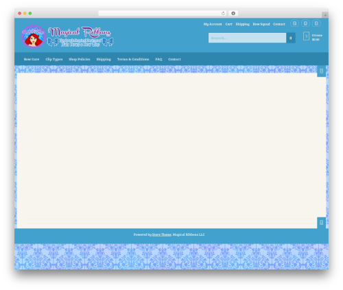 Store WP theme - shopmagicalribbons.com Store WP theme - shopmagicalribbons.com