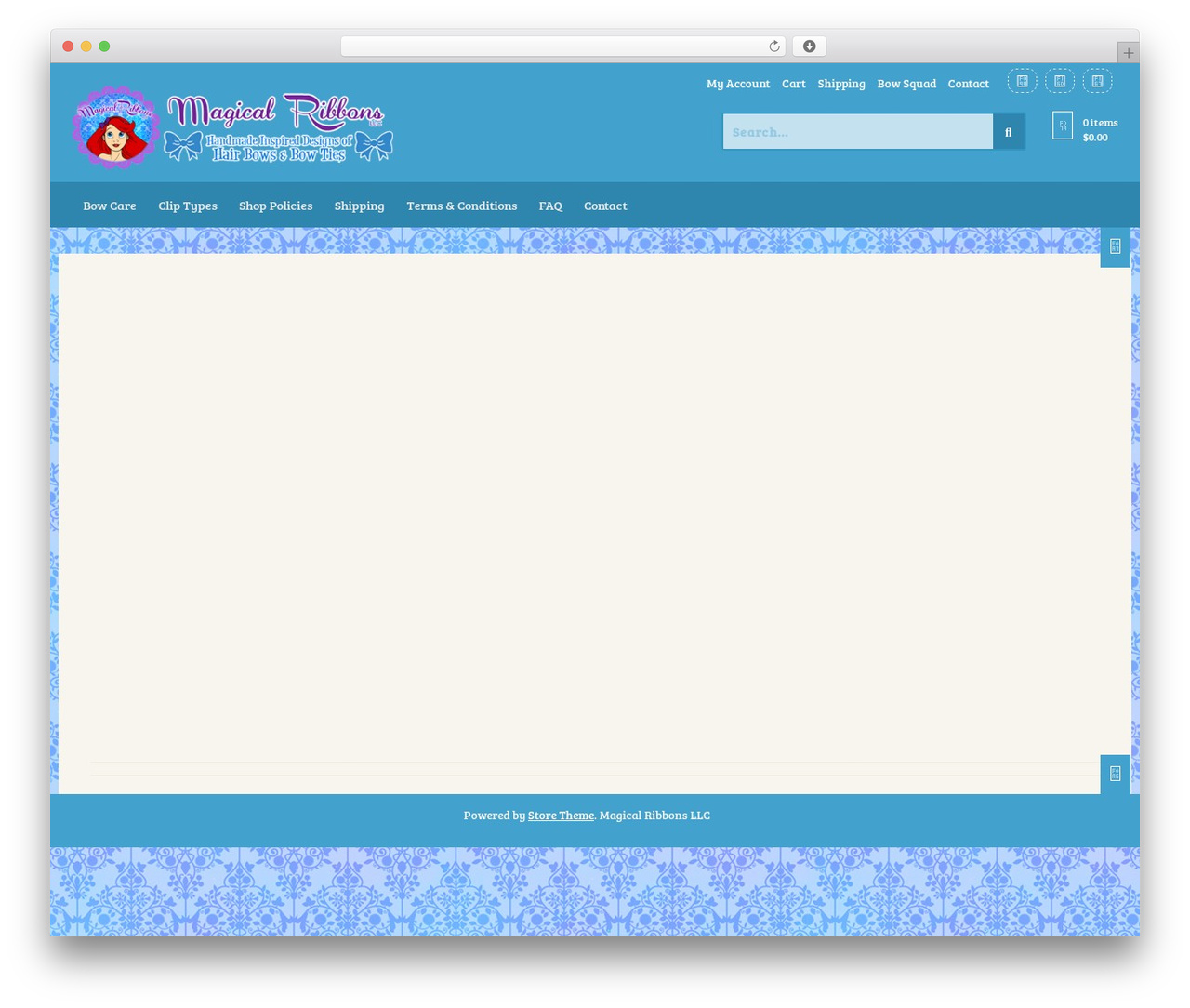 Store WP theme - shopmagicalribbons.com Store WP theme - shopmagicalribbons.com