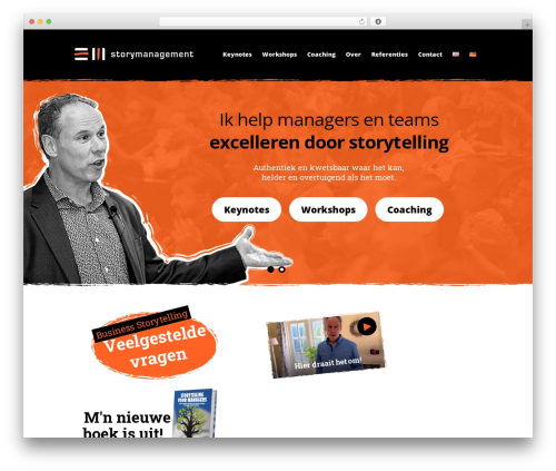 Storymanagement premium WordPress theme - storymanagement.nl