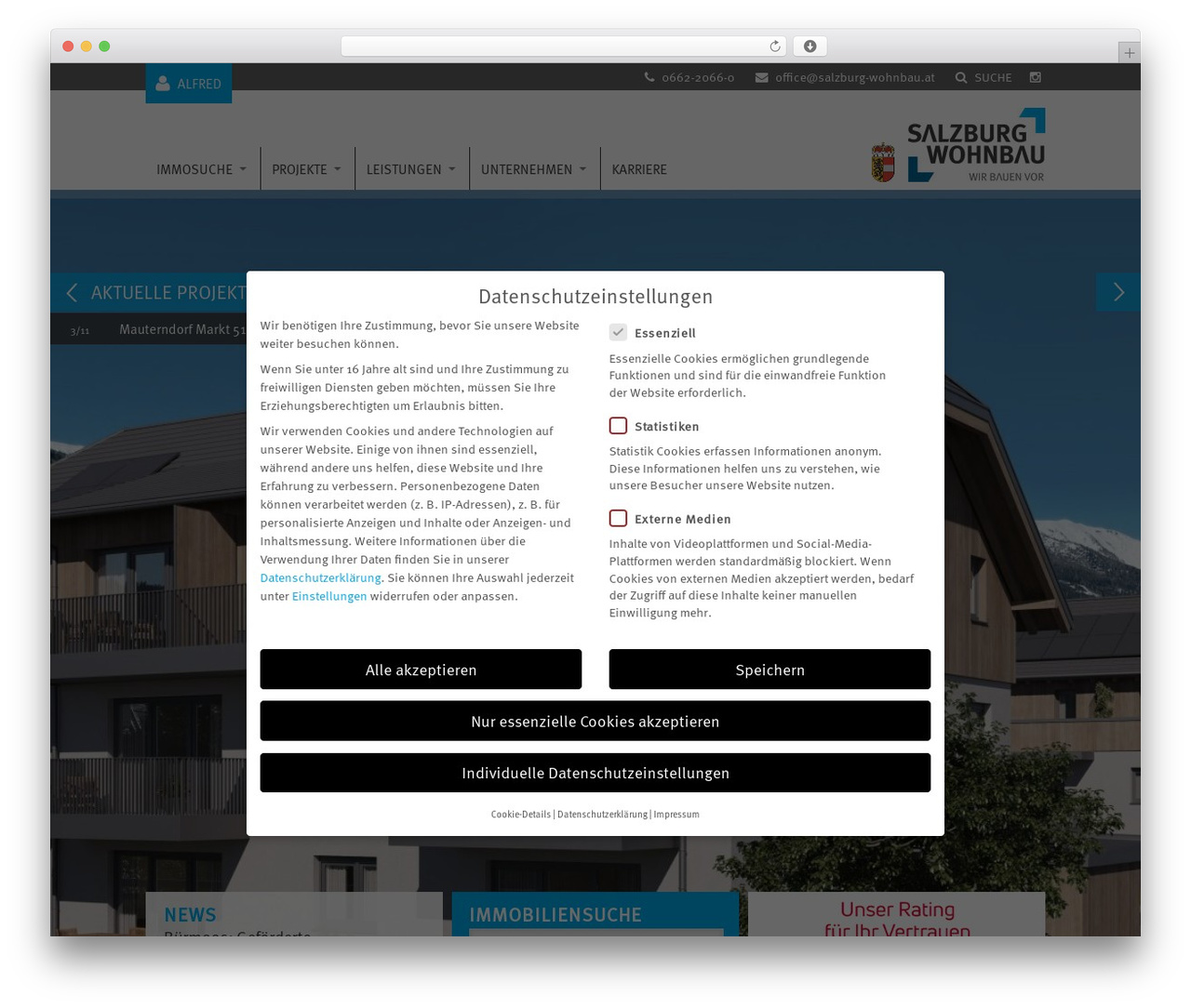 SWB WordPress theme - salzburg-wohnbau.at