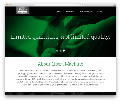 Theme WordPress Libert Machine - libertmachine.com