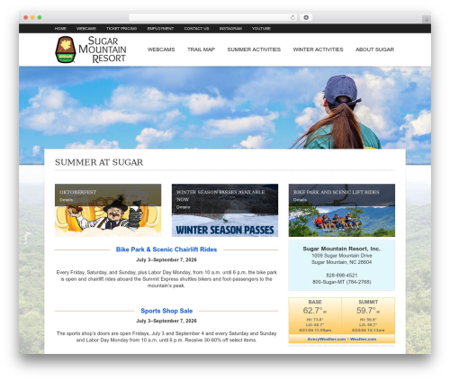 Theme WordPress sugar - skisugar.com