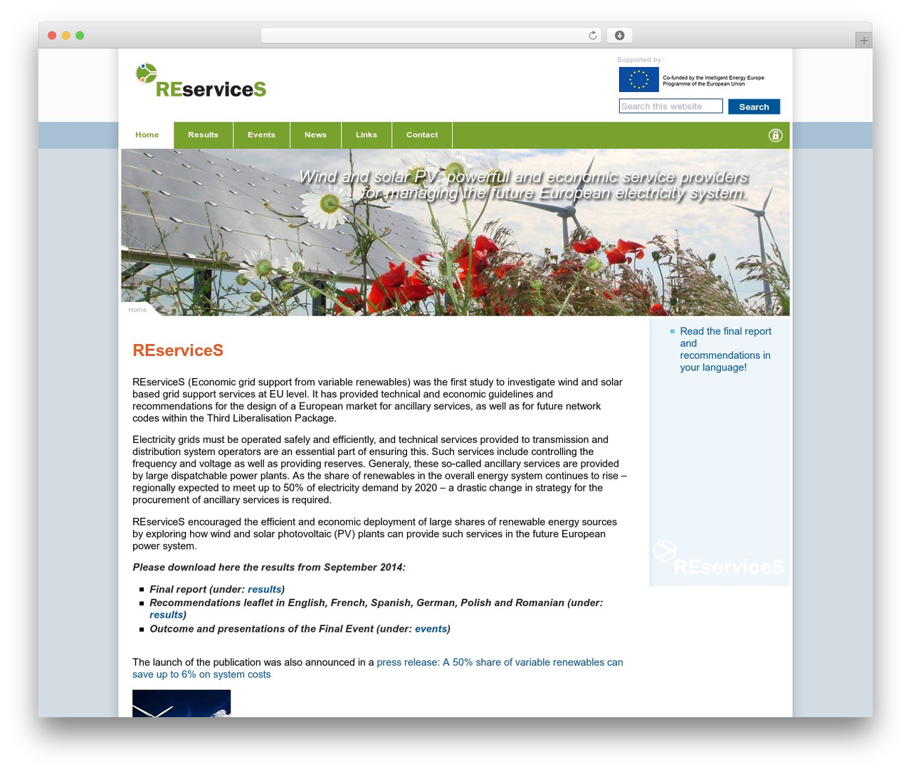 Theme WordPress EWEA PROJECTS - reservices-project.eu Theme WordPress EWEA PROJECTS - reservices-project.eu