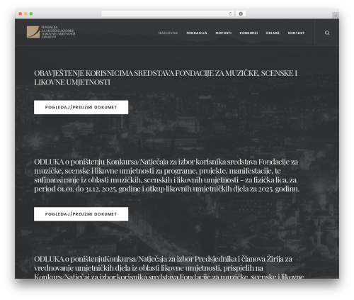 Everest timeline WordPress plugin - fmslu.ba