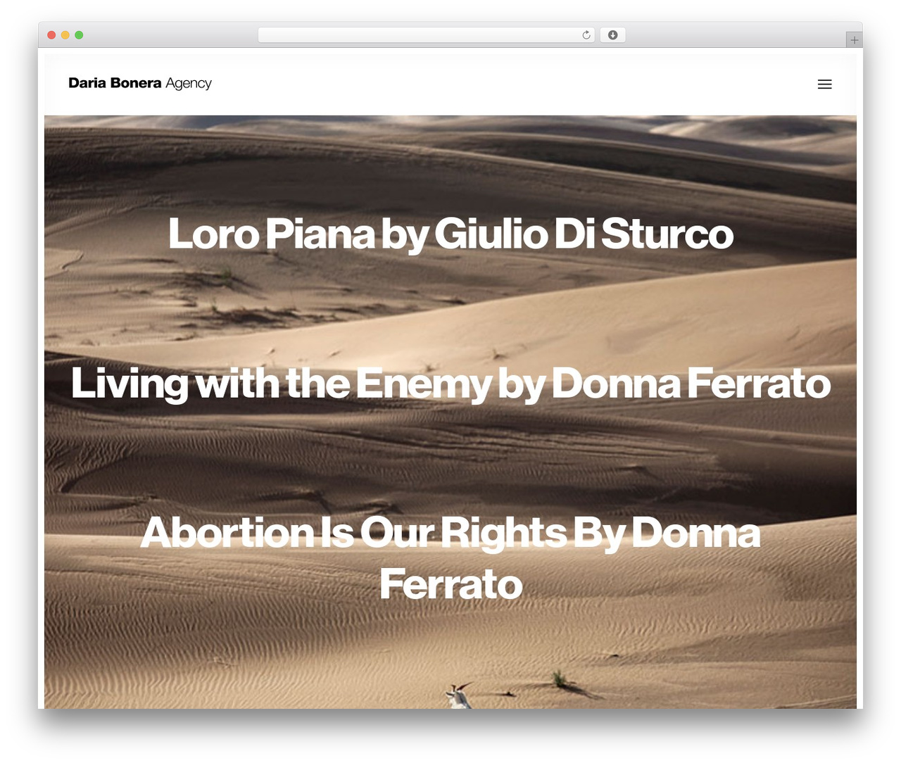 Uncode WordPress website theme - dariabonera.com Uncode WordPress website theme - dariabonera.com