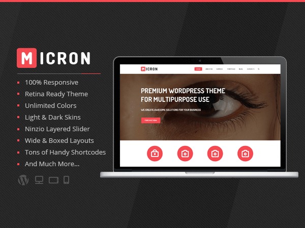 WordPress theme Micron WordPress theme Micron