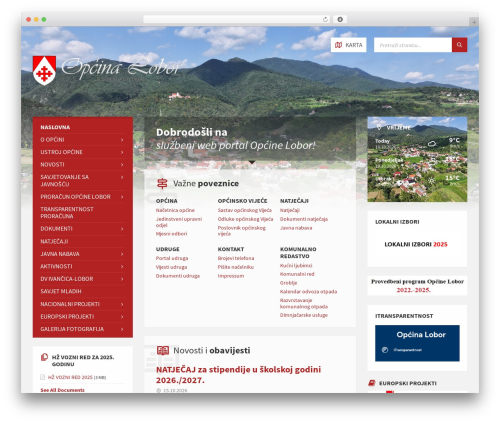 WordPress theme TownPress - lobor.hr