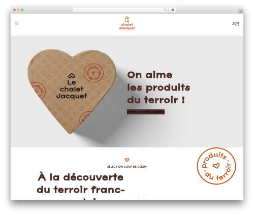 WordPress theme bootScore - chaletjacquet.com