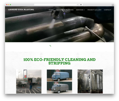 WordPress theme Divi - leonardsodablasting.com