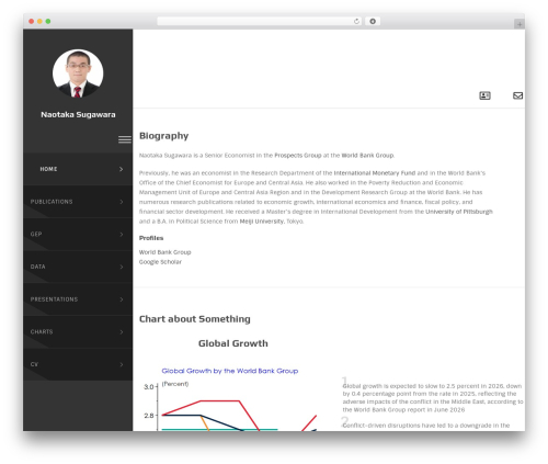 WordPress theme Hubble - nsugawara.com