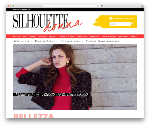WordPress theme Silhouette - silhouettedonna.it