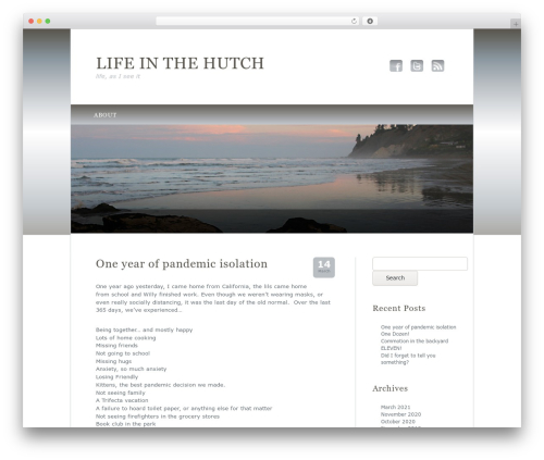 WordPress theme Tranquil Reflections - lilbunnyrabbitz.com